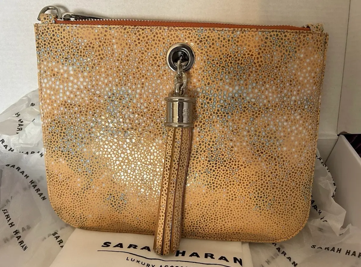 Ivy - Shagreen - Silver / Tangerine Fizz