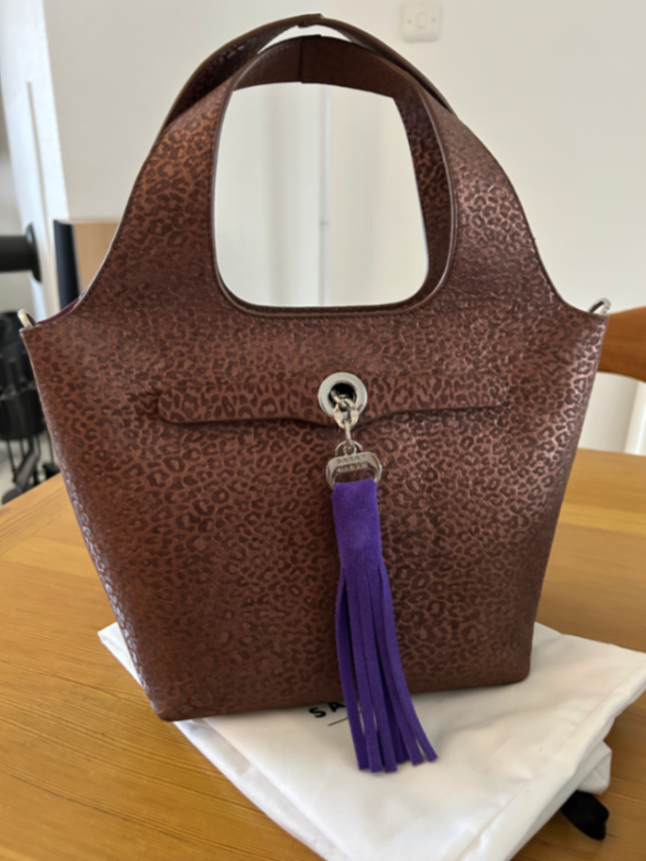 Final Clearance - Tulip - Silver / Chocolate Silk