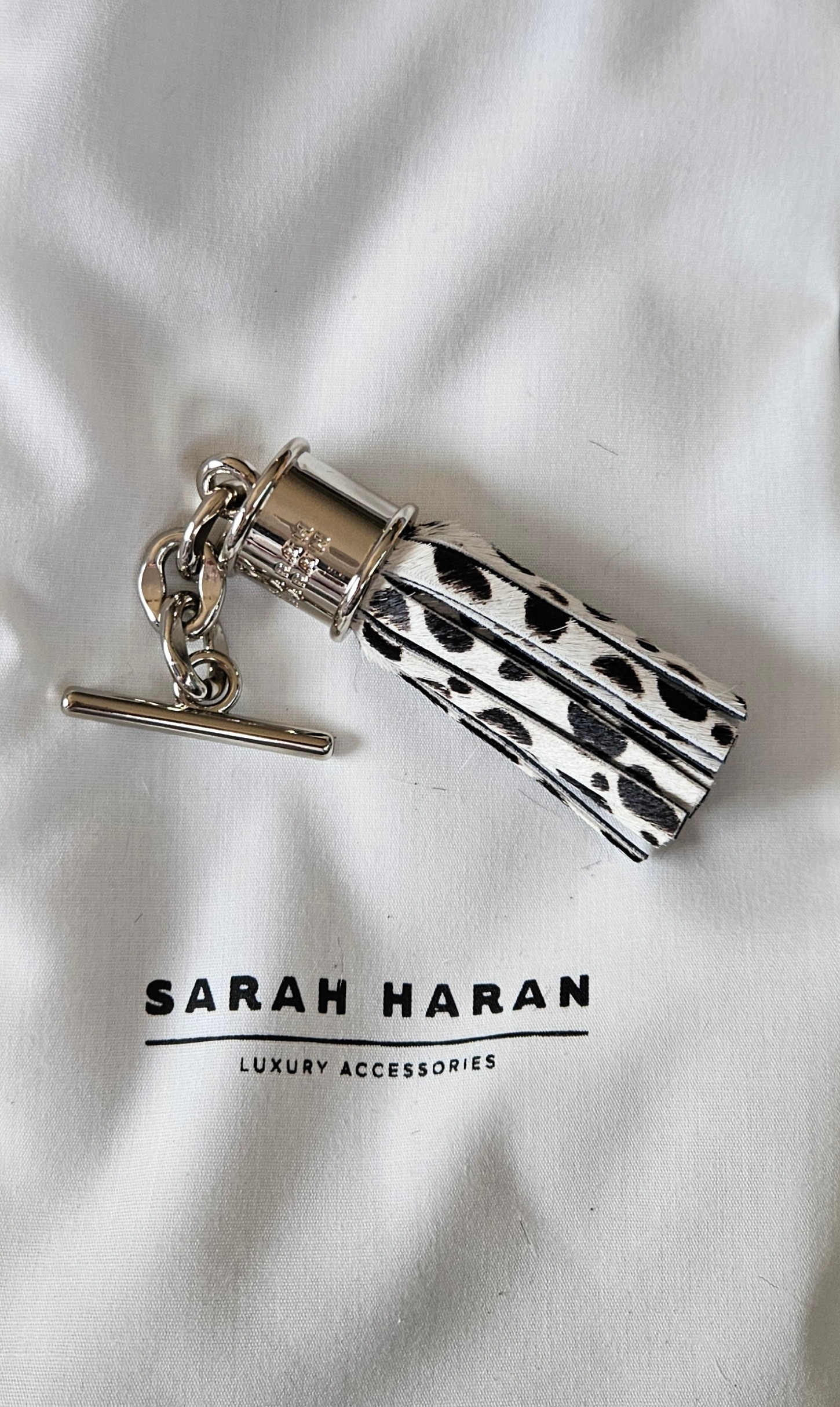 Deco Mini | Dalmatian with Silver hardware