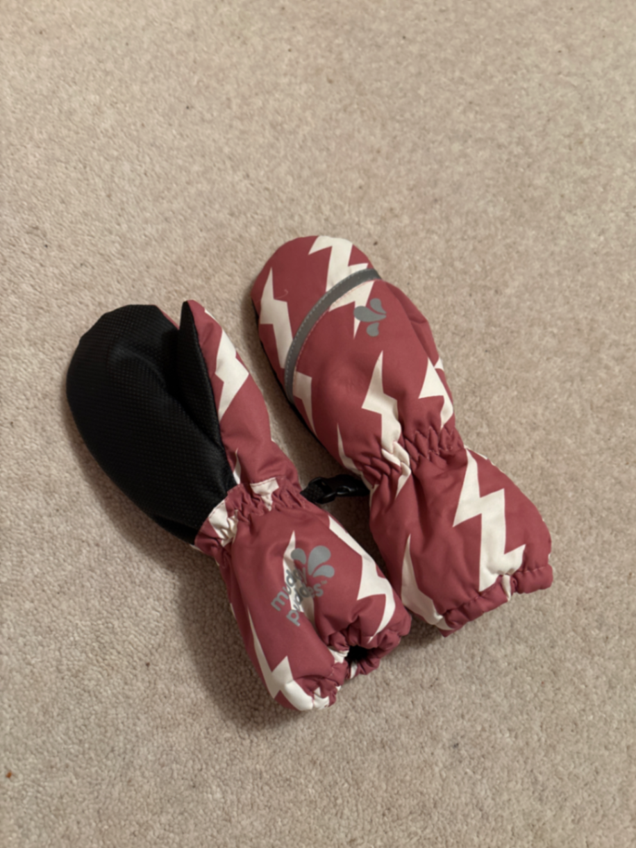 Ski mitten pink blizzard