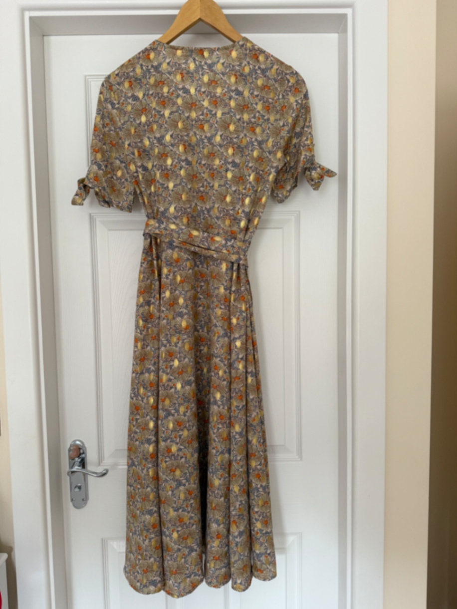 Gold Zsa Zsa Wrap Dress