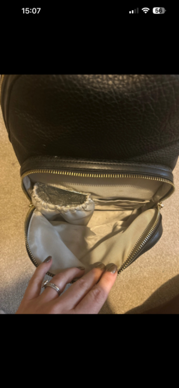 T&M Elwood Changing backpack Black/Gold