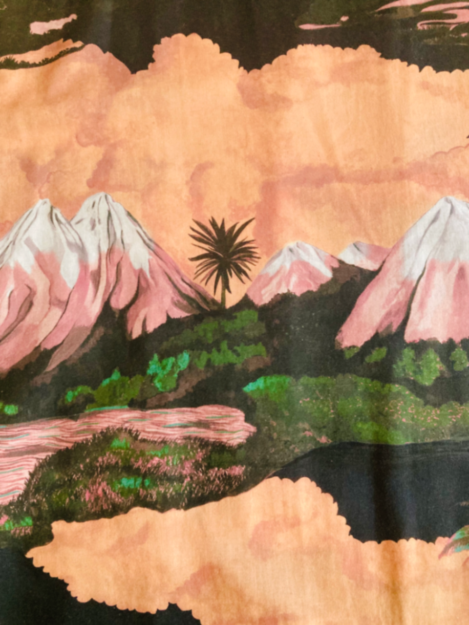 Sundset in the mountains 