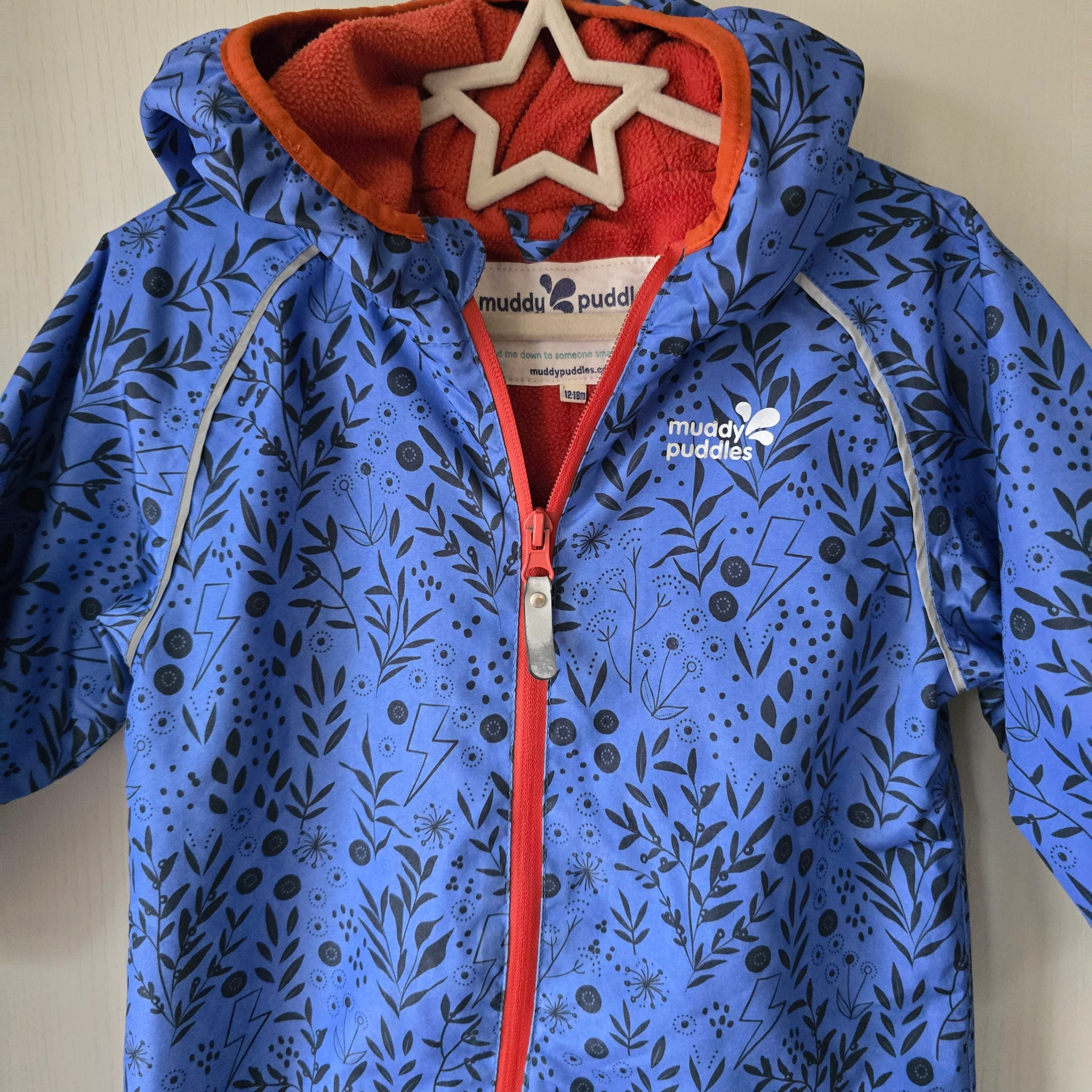 Waterproof fleece lined puddle suit