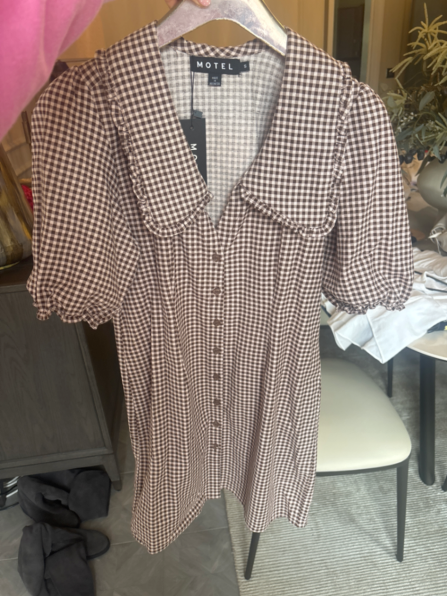 Deja Dress Mini Gingham