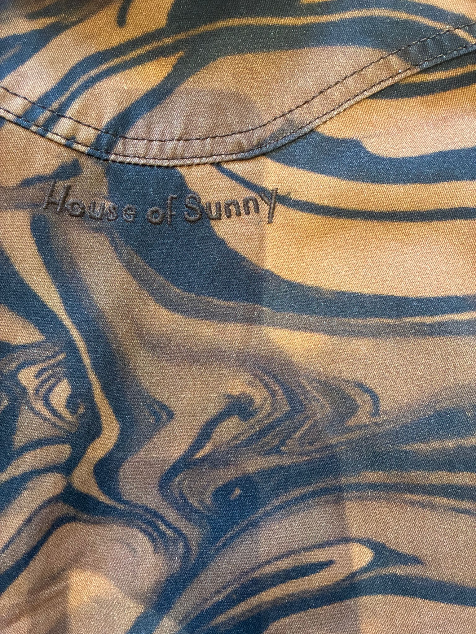 HOUSE OF SUNNY Swirled Paradise Padded Overshirt