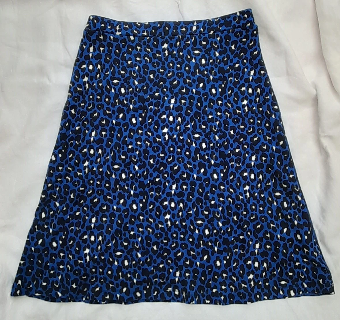 Ponte Leopard Skirt in Starlight, size M
