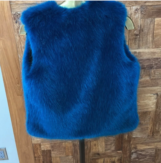 Kettlewell x Helen Moore faux fur gilet