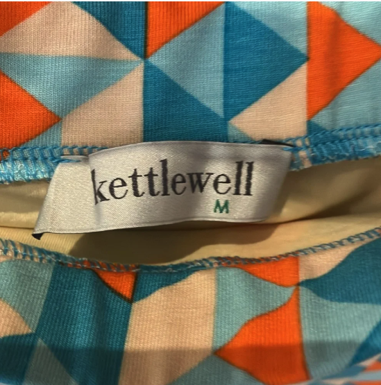 Never worn! Kettlewell Colours Geri Print Skirt in Blue Mosaic