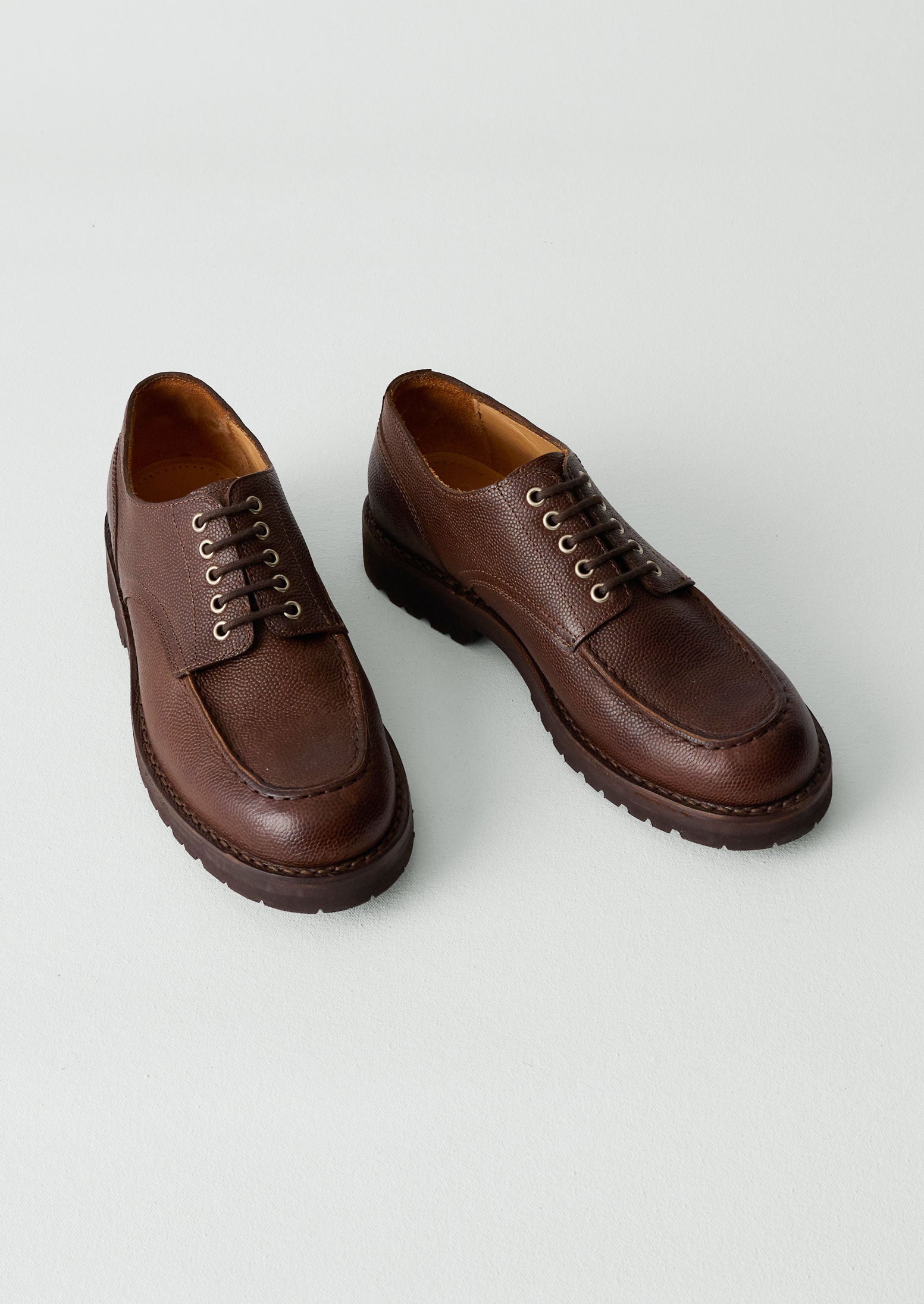 Fracap Postman Shoes - Dark Brown
