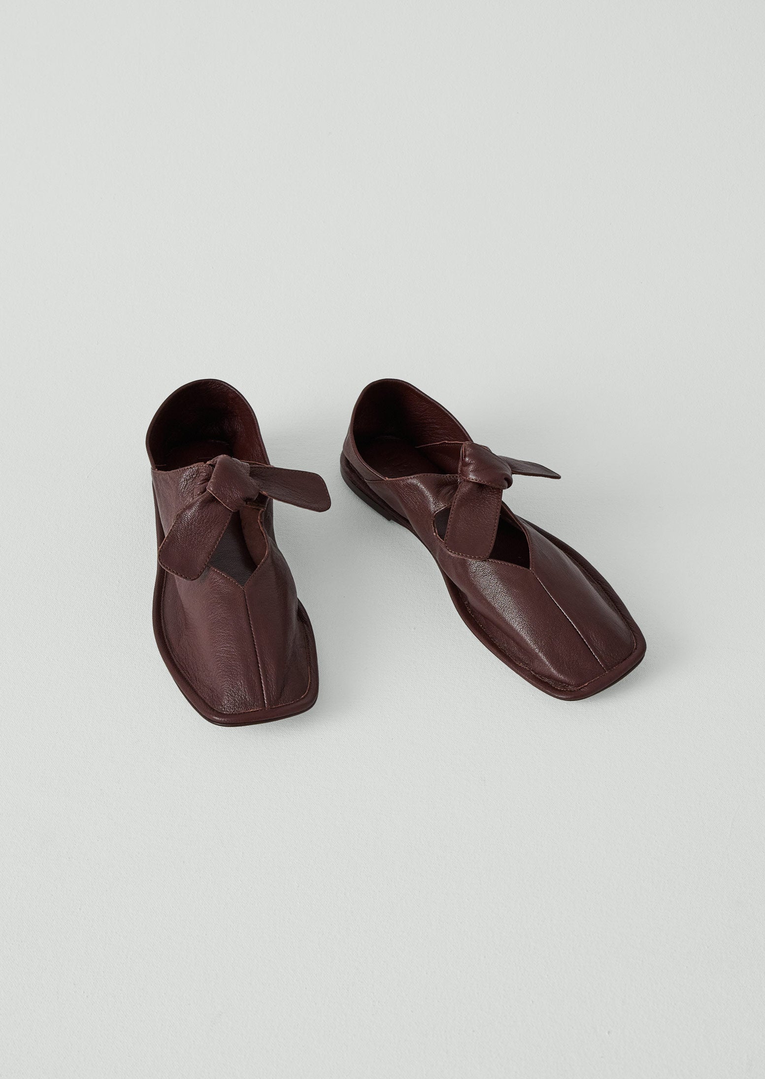 Hereu Llasada Leather Shoes - Chestnut