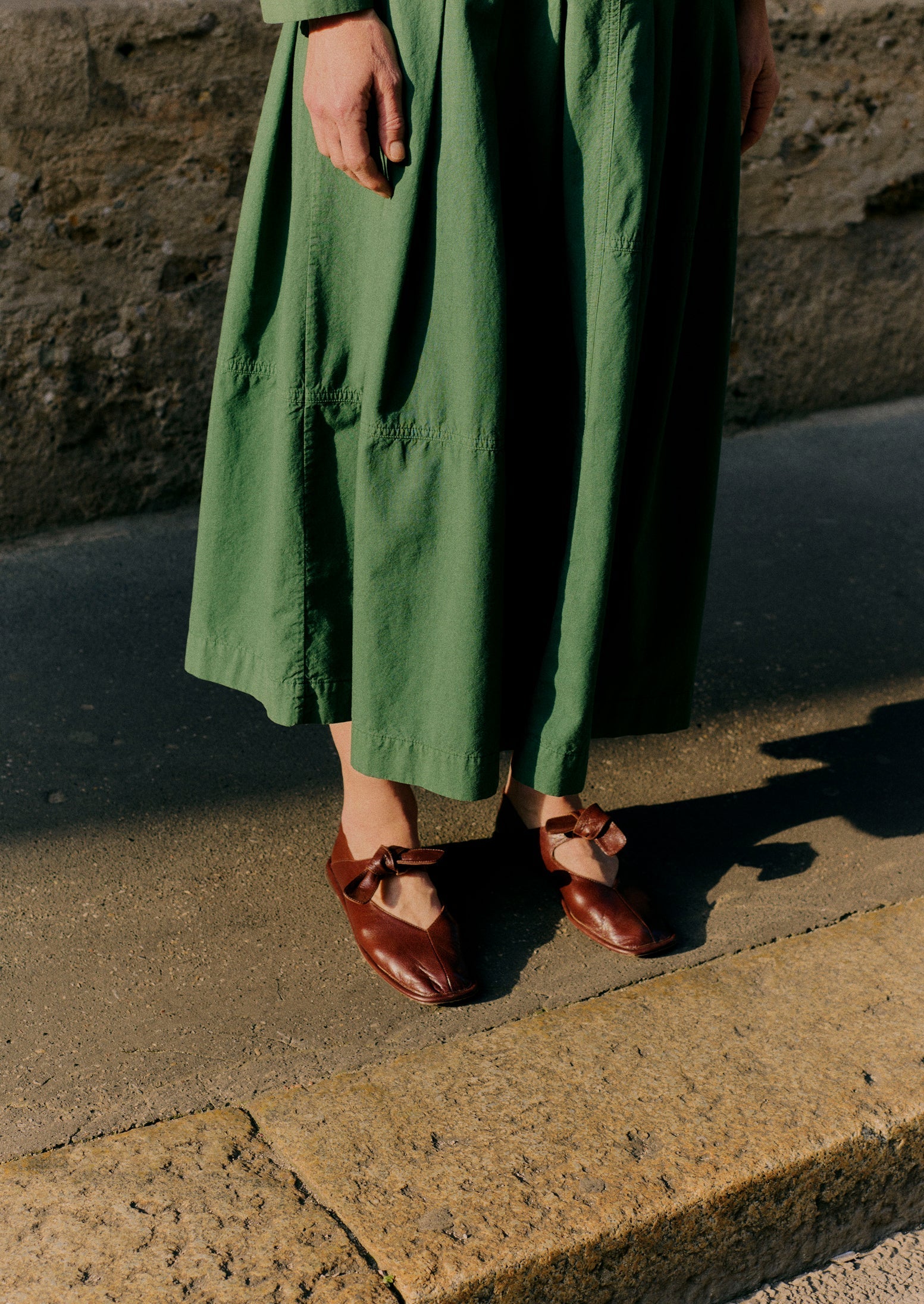Hereu Llasada Leather Shoes - Chestnut