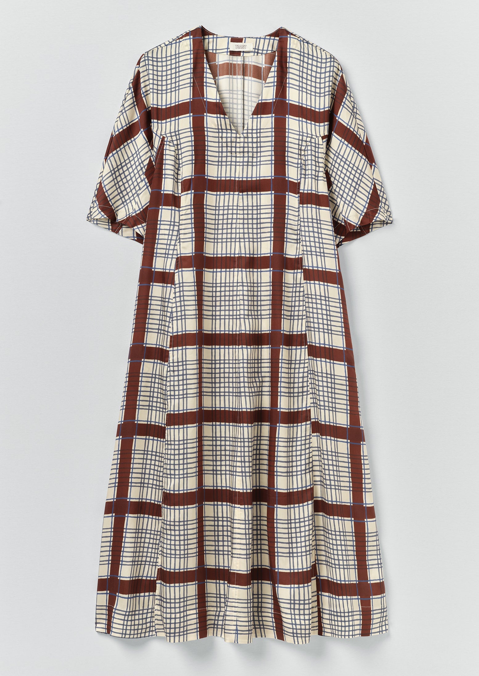 Tablecloth Print Dress - Soya/Multi