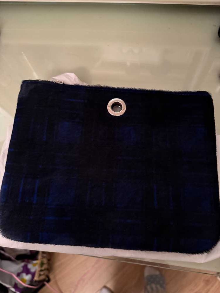 Ivy - Tartan - Silver / Blue Tartan