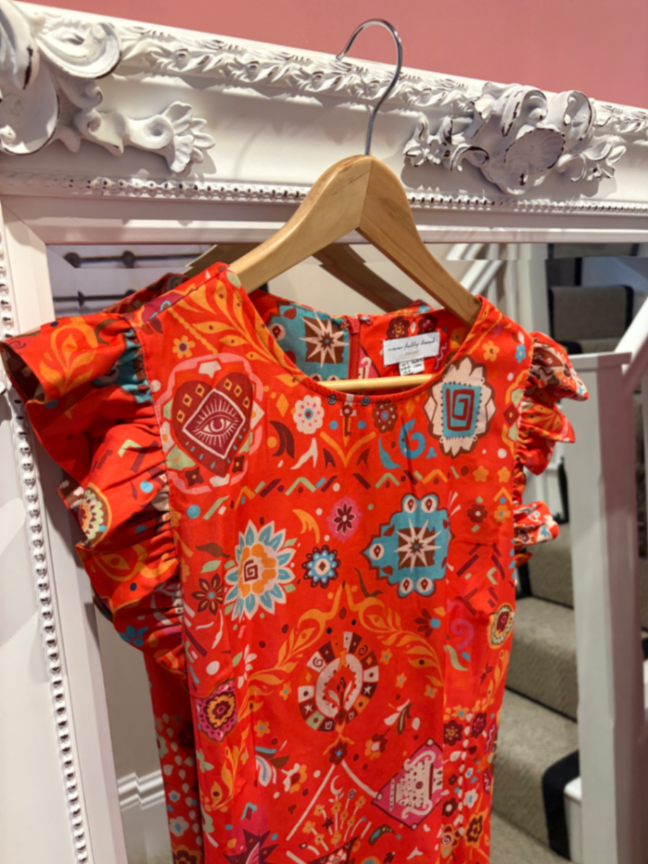 Tomato Tapestry Frida Dress - 12