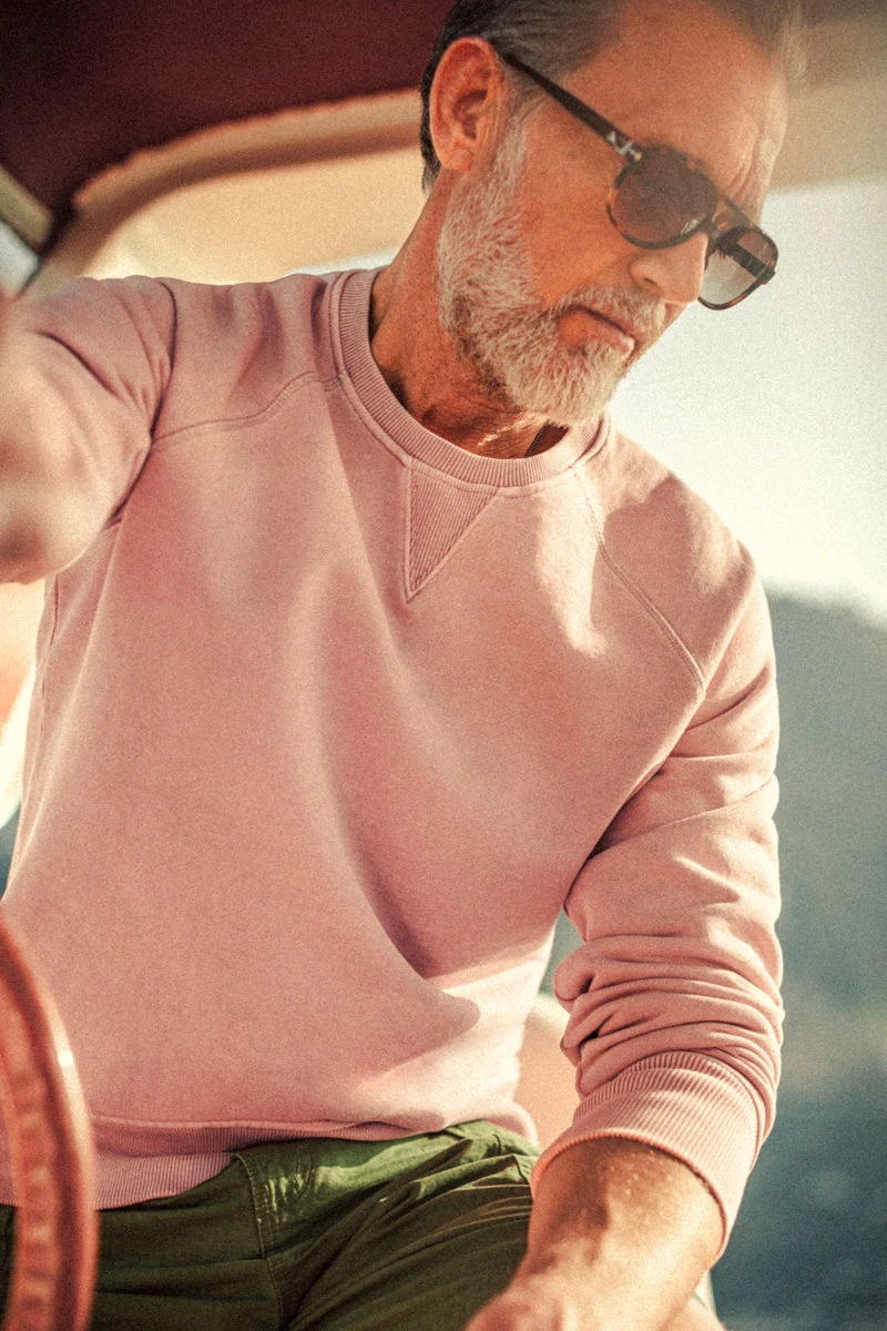 Ellis Natural Dye Sweat Pink - XL