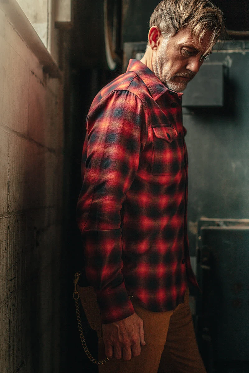 &SONS Logger Shirt Red