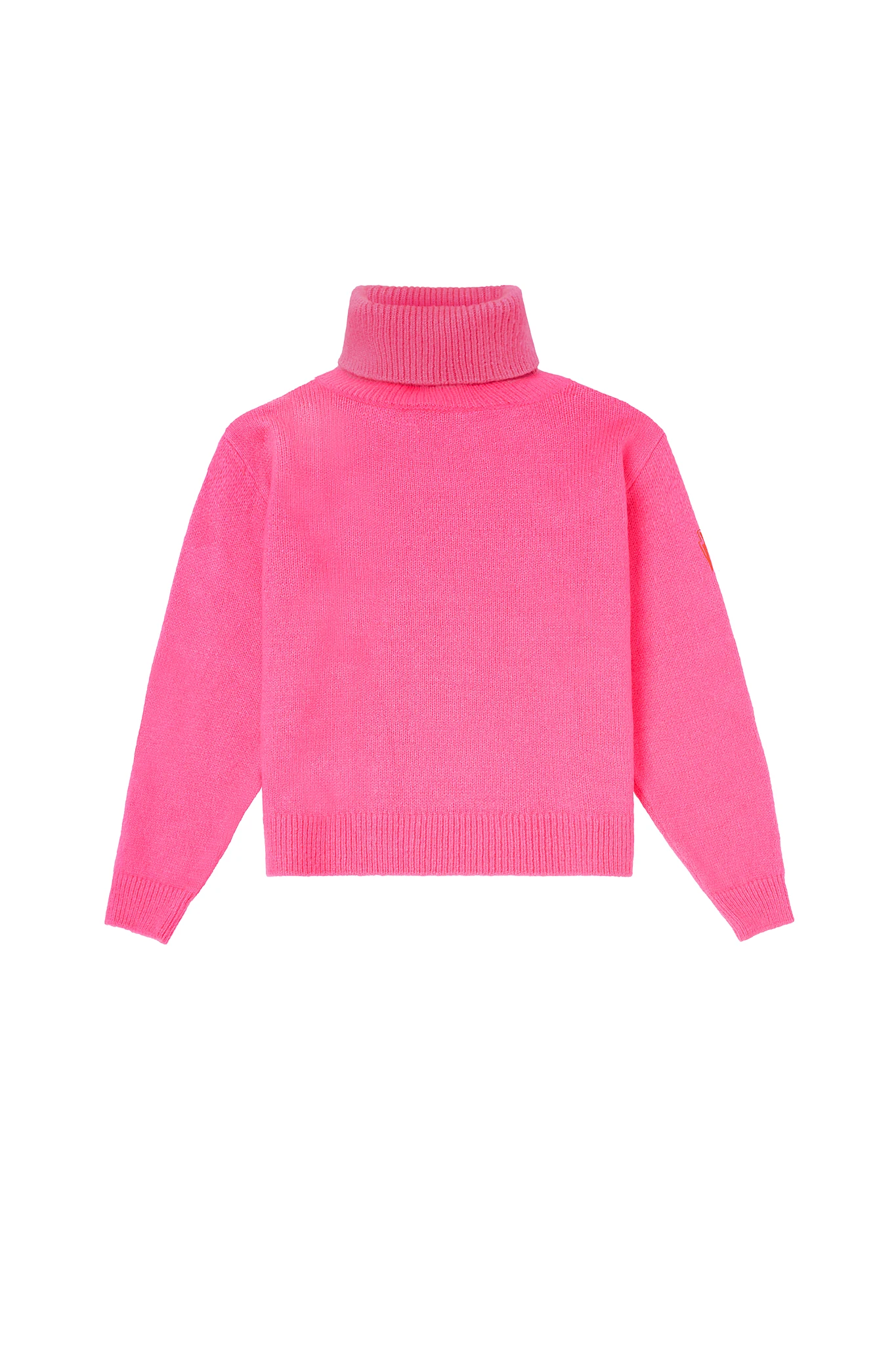Pink Turtleneck Knitted Jumper - 14 / Pink