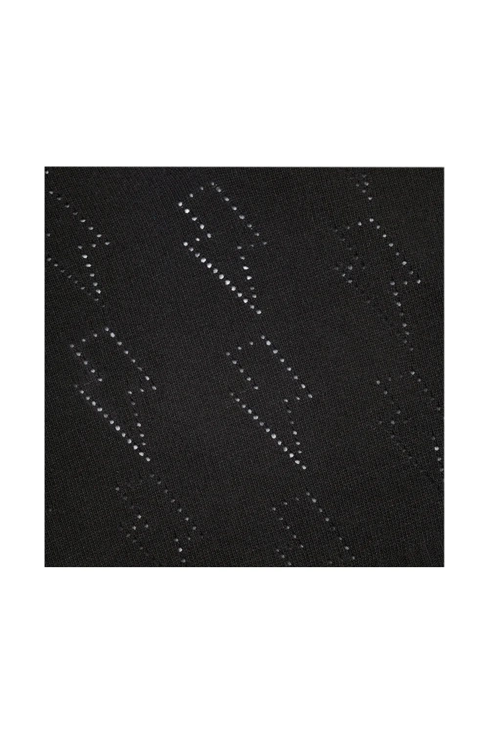 Black Pointelle Knitted Jumper