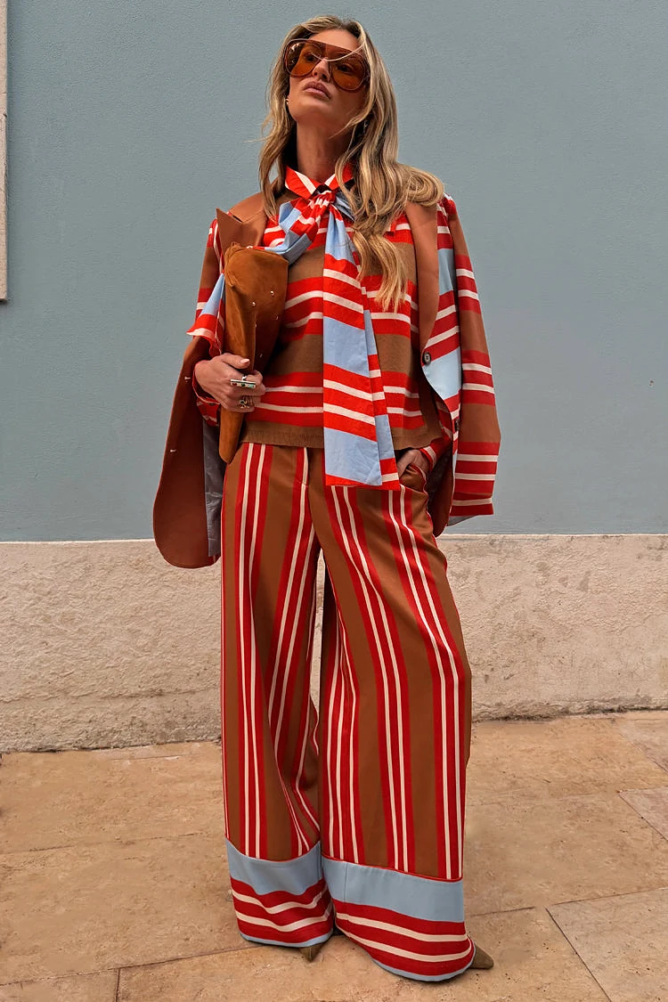 Multi Stripe Marnie Trousers