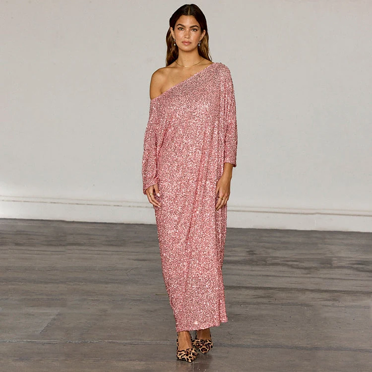 Pink Sequin Jem Dress